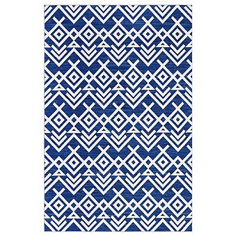 Washable Modern Moroccan Rug, Low-Pile Stain-Resistant Carpet for Living Room, Bedroom, Dining