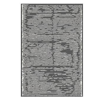 Modern Stripe Runner Rug - Machine Washable, Non-Slip Low Pile Hallway & Bathroom Carpet