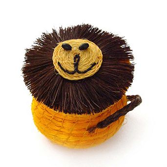 Animal Lidded Basket