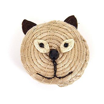 Animal Lidded Basket
