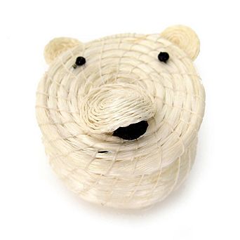 Animal Lidded Basket