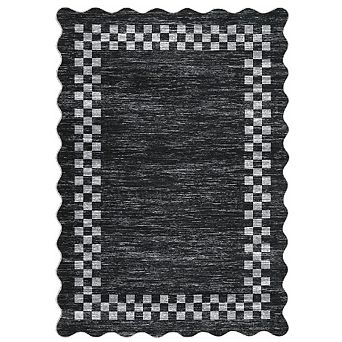 Machine Washable Non-Slip Rug, Easy-Clean & Stylish for High-Traffic Areas