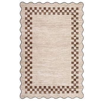 Machine Washable Non-Slip Rug, Easy-Clean & Stylish for High-Traffic Areas