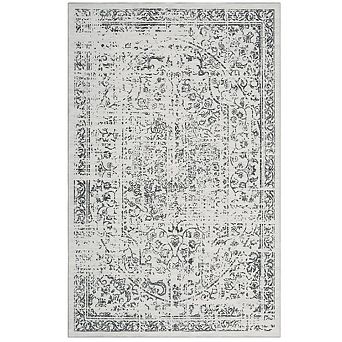 Vintage Floral Area Rug: Elegant, Easy-Clean Carpet for Living Room, Bedroom, Entryway