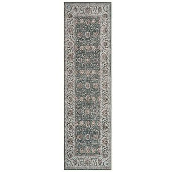 Vintage Washable Runner Rugs - Non-Slip Low Pile Carpet for Indoor Use