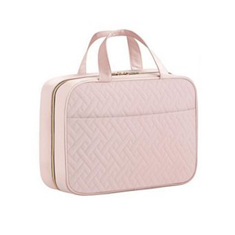 Hanging Toiletry Bag with Multiple Transparent Compartments and Travel Hook