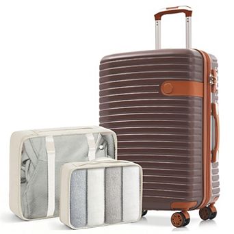 24-inch Hardside Luggage with 2 Packing Cubes