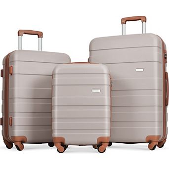 3 pc Spinner Luggage Set Lightweight Suitcase Sets 20''24''28''