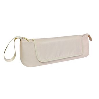 Heat-Resistant Hair Tool Storage Bag with Built-In Protective Mat and Travel Handle