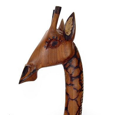 36" Giraffe Olivewood