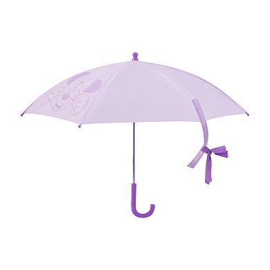 Disney's Minnie Mouse Umbrella With Bow Tie Wrap