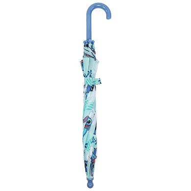 Disney's Stitch Tropical Leaf Kids Umbrella