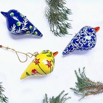 Christmas Tree Ornaments - Doves Set of 3