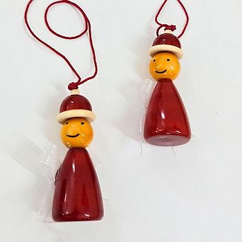 Christmas Tree Ornaments - Santa’s Elves Set of 2
