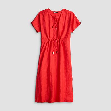 Women's Simply Vera Vera Wang Drawstring Midi Dress