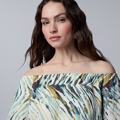Women's Simply Vera Vera Wang Off-Shoulder Blouse
