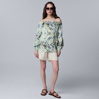 Women's Simply Vera Vera Wang Off-Shoulder Blouse
