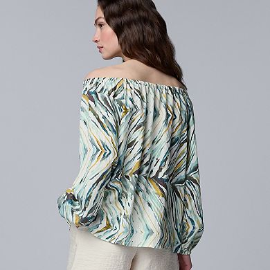 Women's Simply Vera Vera Wang Off-Shoulder Blouse