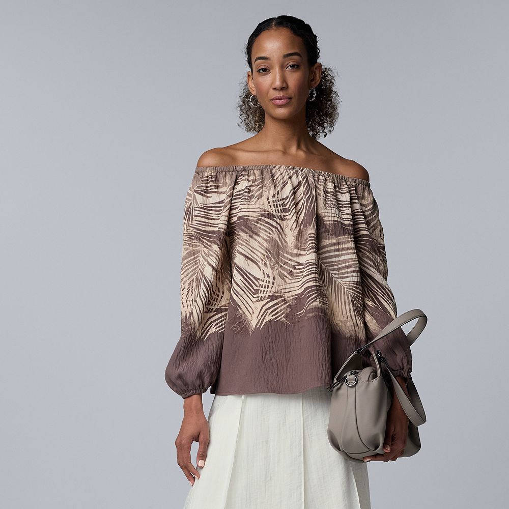 Women's Simply Vera Vera Wang Off-Shoulder Blouse