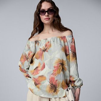 Women's Simply Vera Vera Wang Off-Shoulder Blouse