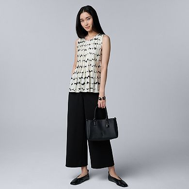 Women's Simply Vera Vera Wang Sleeveless Peplum Top