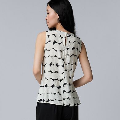 Women's Simply Vera Vera Wang Sleeveless Peplum Top