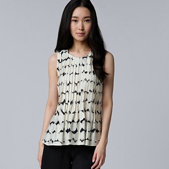 Women's Simply Vera Vera Wang Sleeveless Peplum Top