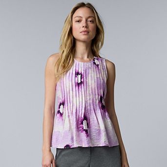 Women's Simply Vera Vera Wang Sleeveless Peplum Top