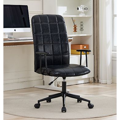 360 Degree Swivel PU Leather Office Chair