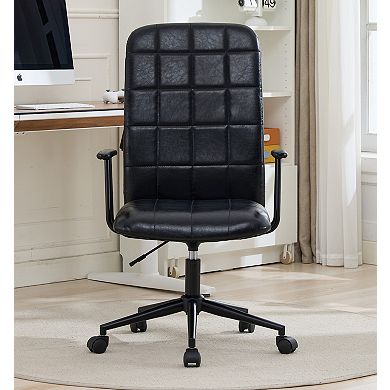 360 Degree Swivel PU Leather Office Chair