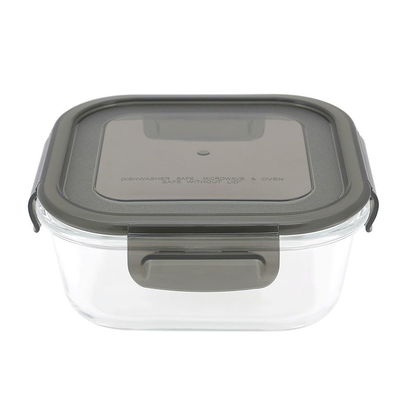 The Big One® Glass Food Storage Container, Gray