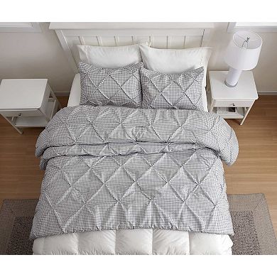 Bedsure Pintuck Comforter Set with Shams