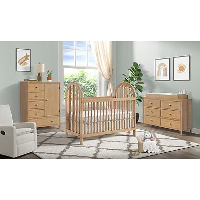 Soho Baby Everlee 3-in-1 Convertible Island Crib