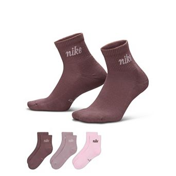 Women's Nike 3-Pack Everyday Elevated Ankle Socks