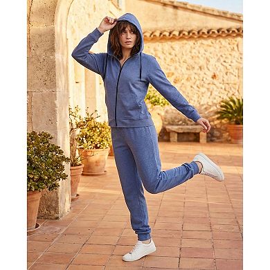 Women’s Comfy Fleece Zip-Up Hoodie & Jogger Set