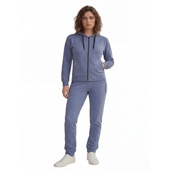 Women’s Comfy Fleece Zip-Up Hoodie & Jogger Set