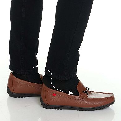 Marc Joseph New York Elliot Road Mens Hands-Free Slip On Technology Buckle Loafers