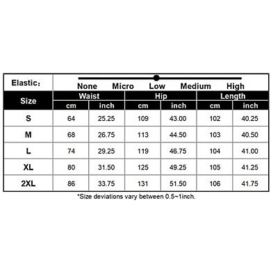 Women's Elastic Waist Wide Leg Palazzo Pants Casual Beach Trousers Side Pockets Flowy Lounge Pants