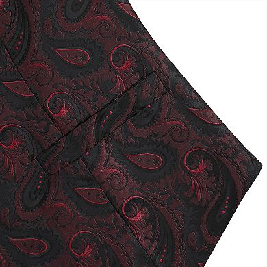 Men's Formal 3 Piece Suit Set, Classic Vest, Long Sleeve Dress Shirt & Bow Tie