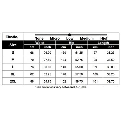 Women's Elastic Waist Straight Leg Pants with Side Pockets Casual Tapered Ankle Pants