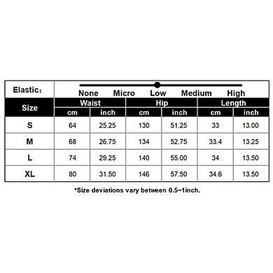 Women's Casual Shorts with Double Layer Hem Elastic Drawstring Waist High Waist Summer Shorts