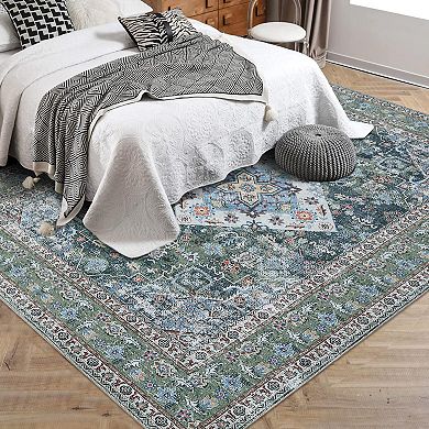 IDEALHOUSE Vintage Floral Rug