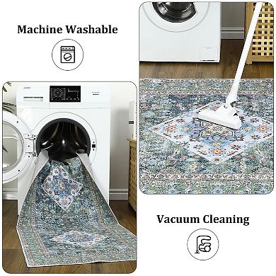 IDEALHOUSE Vintage Floral Rug