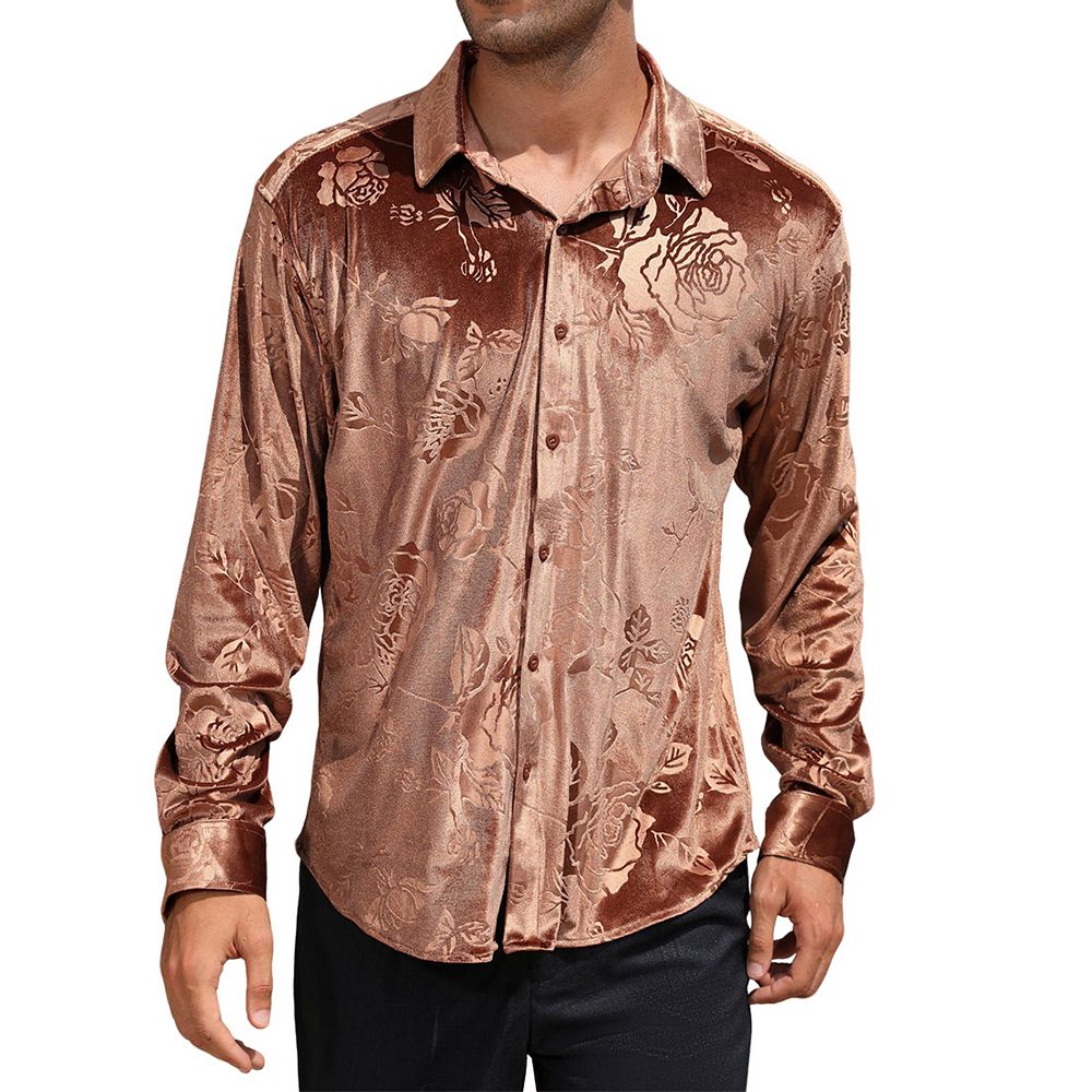 mens brown long sleeve dress shirts Mens Linen Shirt, Shirt for Men, Dress Shirt, Brown Shirt, Gift for Him,  Beach Shirt, Wedding Linen Shirt, Spread Collar Shirt