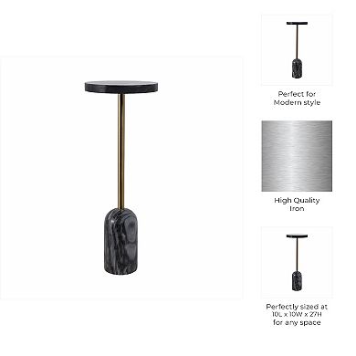 27" Oxford Tall Marble Table