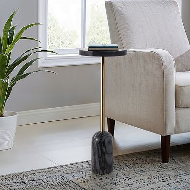 27" Oxford Tall Marble Table