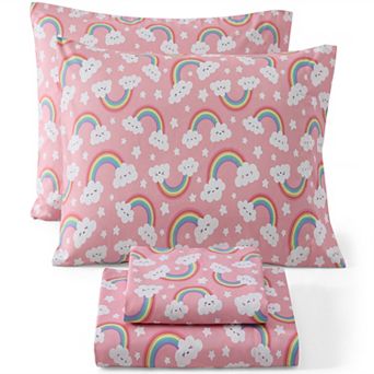 HLC.ME Printed Kids Bed Sheets Set - Wrinkle Resistant & Ultra Soft - Beds up to 15 in Deep