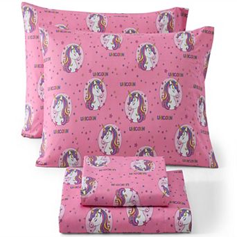 HLC.ME Printed Kids Bed Sheets Set - Wrinkle Resistant & Ultra Soft - Beds up to 15 in Deep