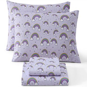 HLC.ME Printed Kids Bed Sheets Set - Wrinkle Resistant & Ultra Soft - Beds up to 15 in Deep