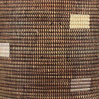 Flat Lid Storage Basket Squares Low Storage